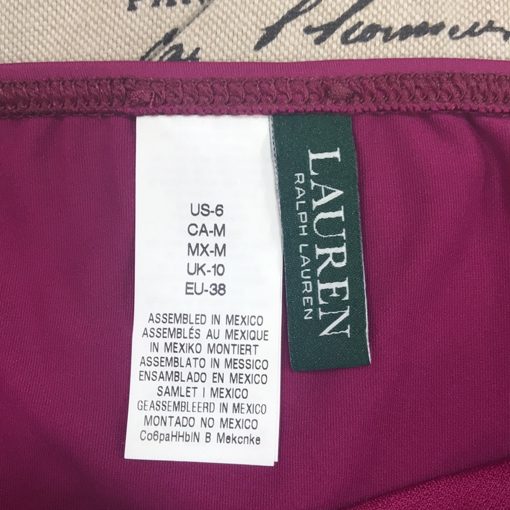 💥 Lauren Ralph Lauren Hipster Brief Swim Bikini Bottoms - Picture 5 of 9